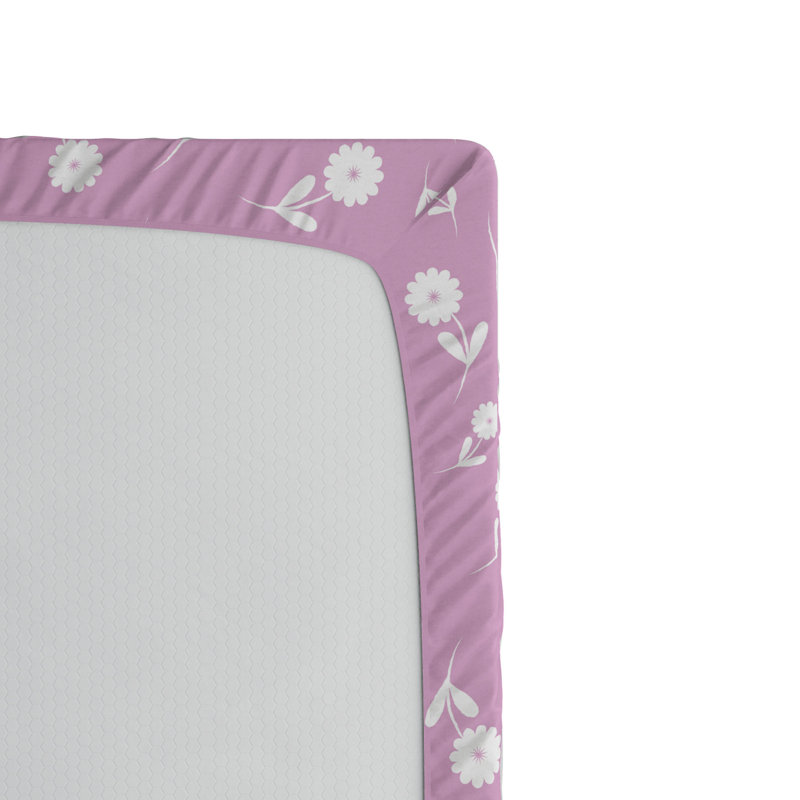 Drap-housse floral en microfibre, Drap-housse grand