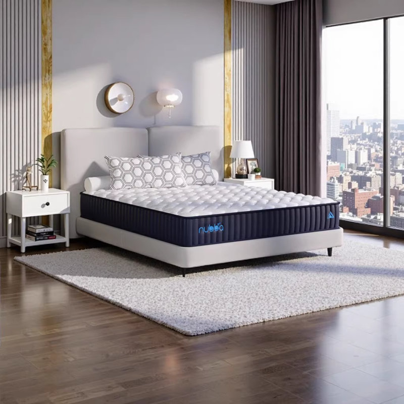 Matelas hybride haut de gamme pour grand lit NUBBA 12 po - mi-ferme, Grand lit