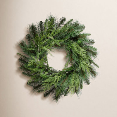 Gervasia Faux Pine 24'' Wreath
