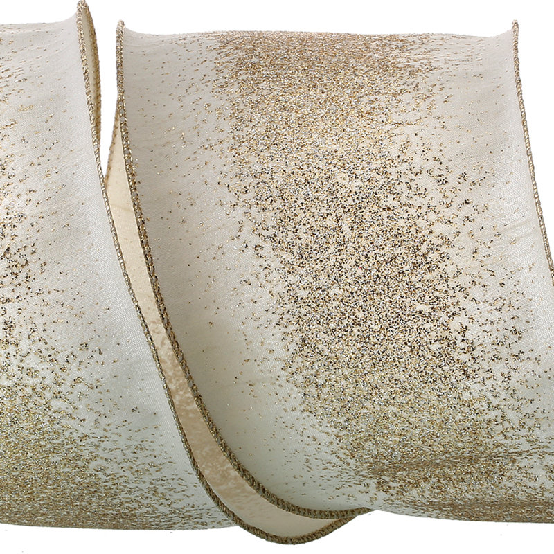 Ruban Dupion à paillettes