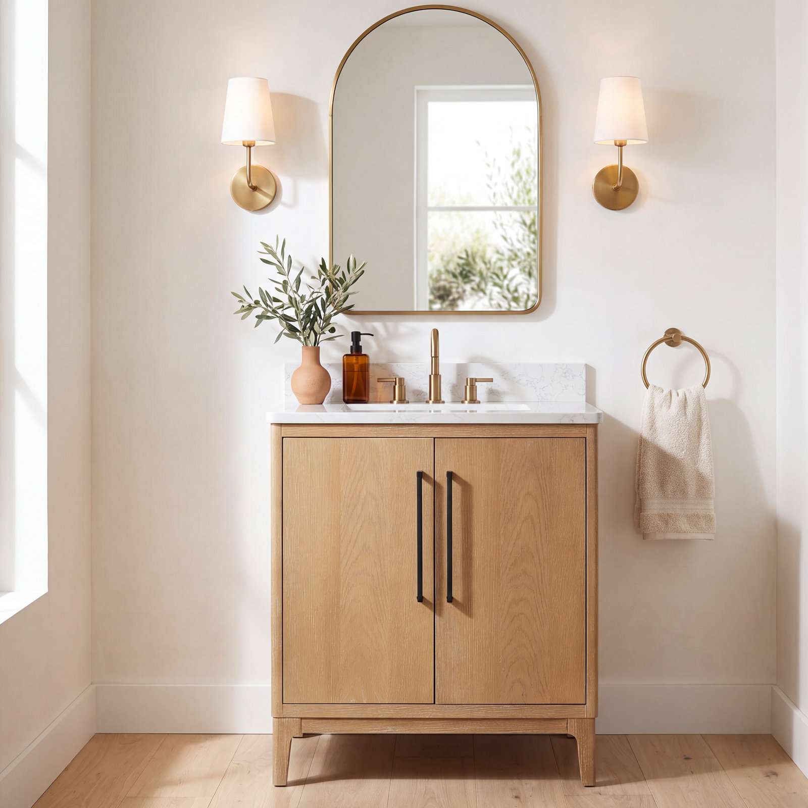 Langosta 30" Single Bathroom Vanity, Washed Ash Gray