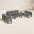 Smith 6 - Person Patio Conversation Set with Cushions-466803230-466803202