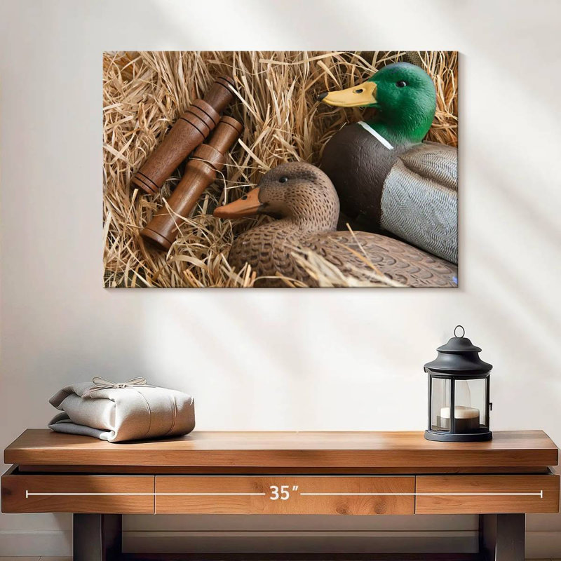 Concept de chasse au canard, H 16 po x l 24 po