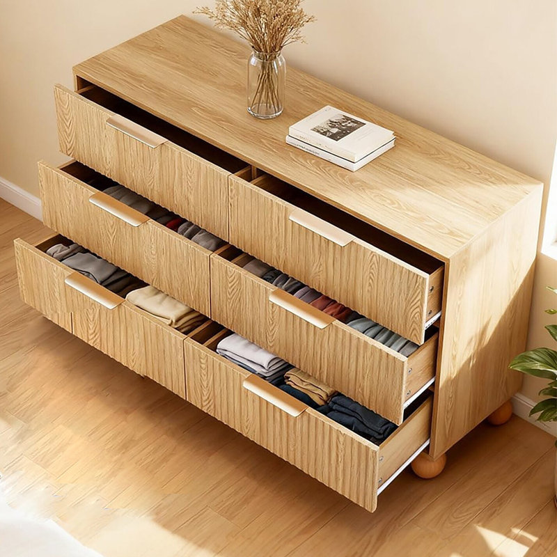 Buffet d'entrée de style français rétro, 27.55" H x 62.99" W x 15.75" D