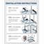 Table de travail mobile en acier inoxydable avec protection anti-éclaboussures amovible et roues verrouillables-122558099