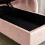 Méridienne rose pour chambre à coucher - expérience de confort en velours doux et rembourré-753660171
