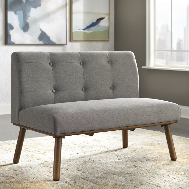 Chesnee 3 Piece Nook Bench Set, Gray