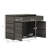 Outsunny Outdoor Towel Rack & Pool Toy Cabinet