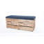 Chambersville Solid Wood Pine Outdoor Bench-377558814