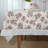 Katica Rectangle Floral Plastic / Acrylic Tablecloth-2114888649