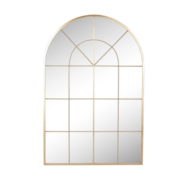 Roussel Window Style Metal Frame Floor or Wall Mirror Modern Design
