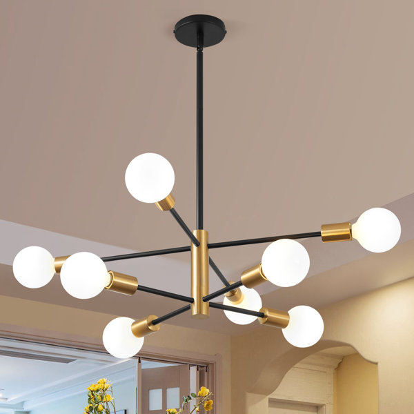 Corrigan Studio® Ariyona 8-Light Dimmable Modern Sputnik Sphere ...