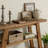 47.24" W 3-Tier Solid Wood Console Table-702159143