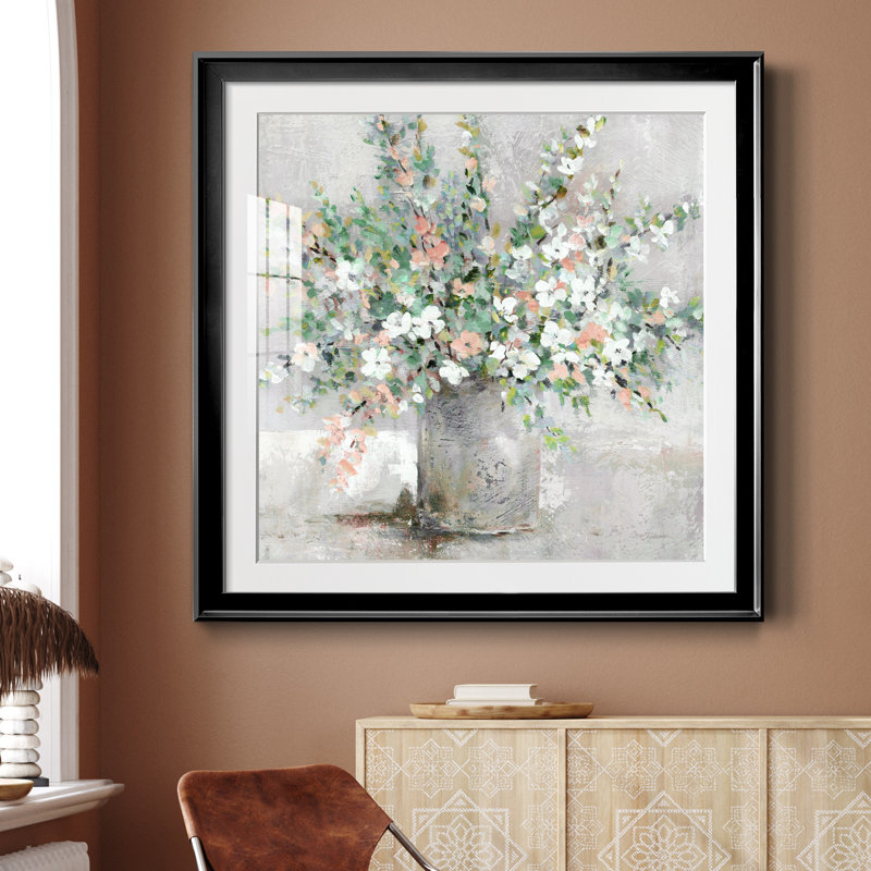 Farmhouse Retreat - Peinture encadrée, Toile avec cadre noir, H 26,5 po x l 26,5 po x P 1,5 po