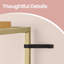 95cm H x 40cm W Metal Standard Bookcase