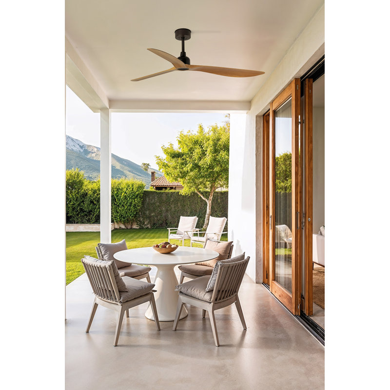 Outwood L Fan, Bois de chêne clair, Marron foncé