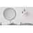 Alayha Stainless Steel Round Mirror