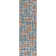 Campbell Hand-Tufted Geometric Indoor/Outdoor Rug Blue/Teal/Orange