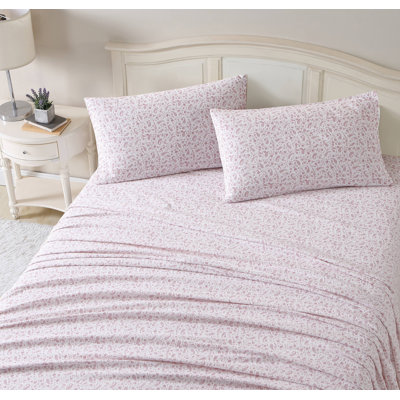 Laura Ashley Printed 100% Cotton Flannel Deep Pocket Set Sets