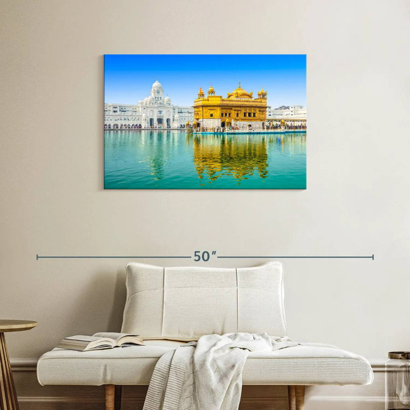 Harpa Reflection Of The Golden Temple, 24" H x 36" W
