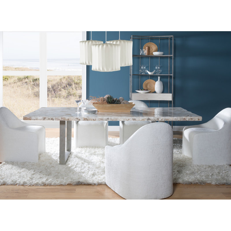Cream Upholstered Low-Back Parsons Side Chair