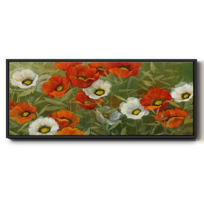 Poppy Symphony- Framed Canvas
