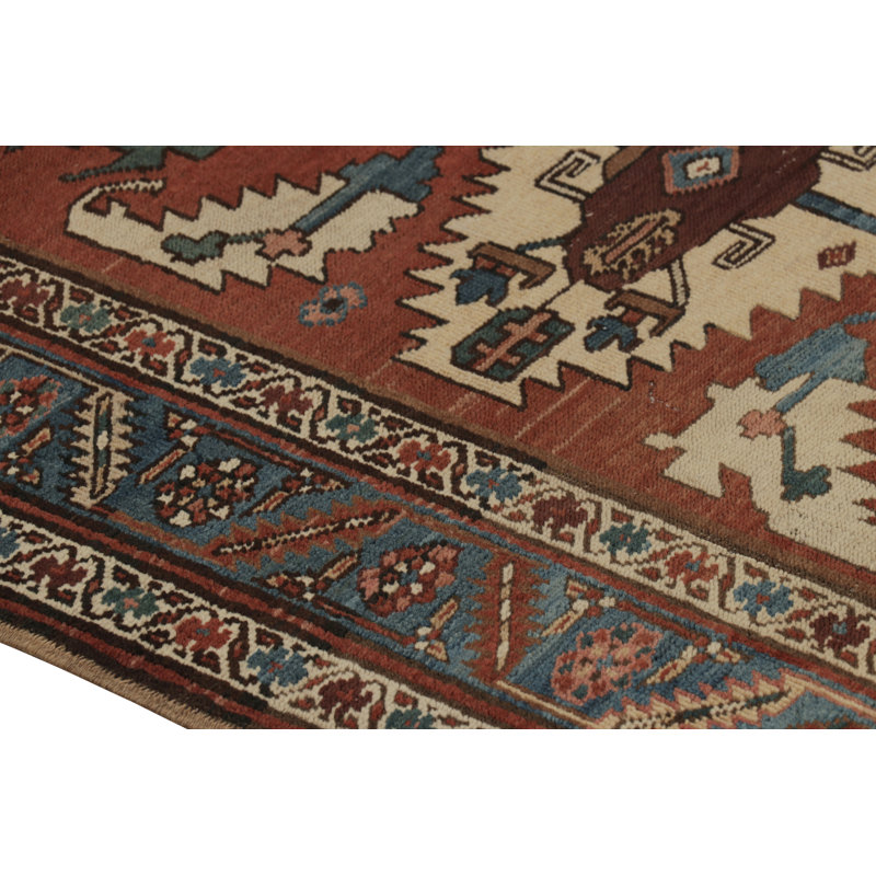 Antique One-of-a-Kind 3'5X14'10 Hand Knotted Area Rug