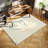 Abstract Flock,Hand Washable Art Area Rug, power-loomed, 100% polyester, 2mm pile, non-slipping back.-1217739245
