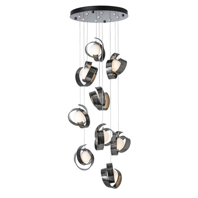 Luminaire suspendu géométrique à 9 lumières Riza