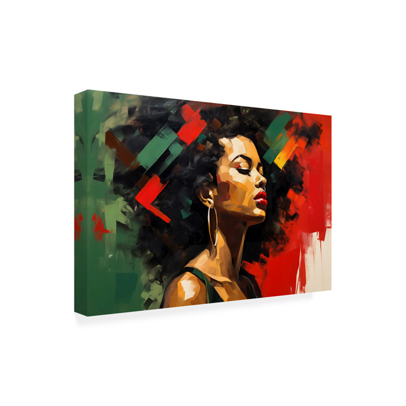 «Colorful Model 20 on Canvas» par Ray Heere, reproduction, H 16 po x l 24 po x P 2 po