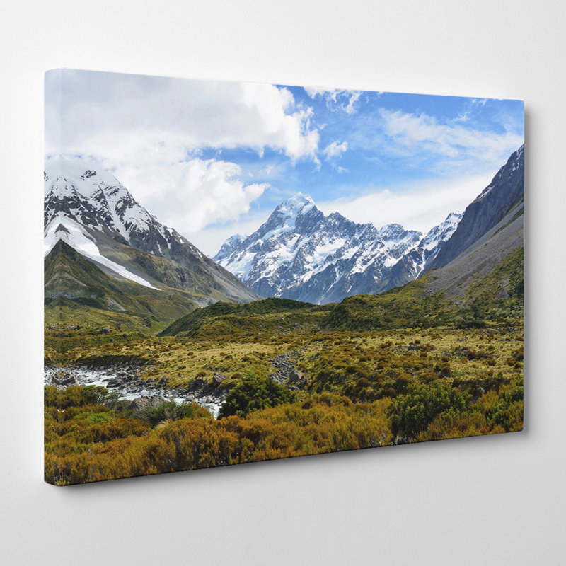 New Zealand Wrapped Canvas Print, 40cm H x 60cm W