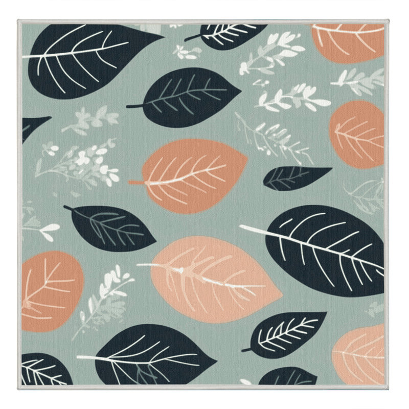 Mossy Flow Rug, Square 4'