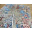 Tapis de zone one-of-kind à la main noué la bleu/gris/brun 7 pi 11 po x 10 pi 1 po