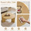 Bolanos 33.7" Modern Round Coffee Table for Living Room, Wood Accent Center Table-75661252