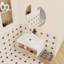 Meuble-lavabo mural peu encombrant avec rangement ouvert-129696348