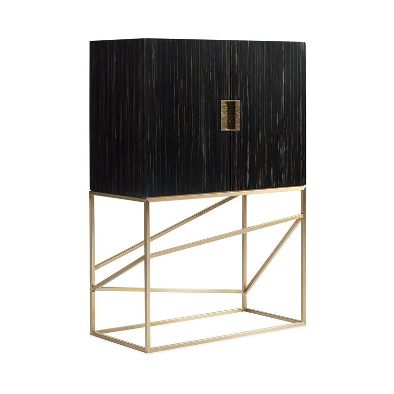 Modern Edge Bar Cabinet