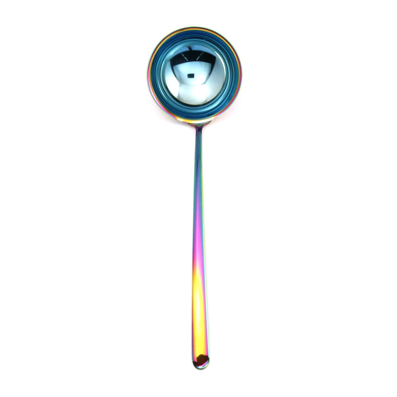 Linea Stainless Steel Ladle, Rainbow