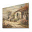 Villa rétro dans l'ancien empire romain II - paysage sur bois-2142826790