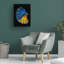 «Yellow A Blue On Canvas» par Andi Halil, reproduction-1121067479