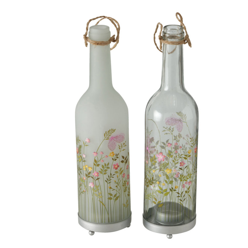 Oakpark Tea Light Hurricane Lantern Set