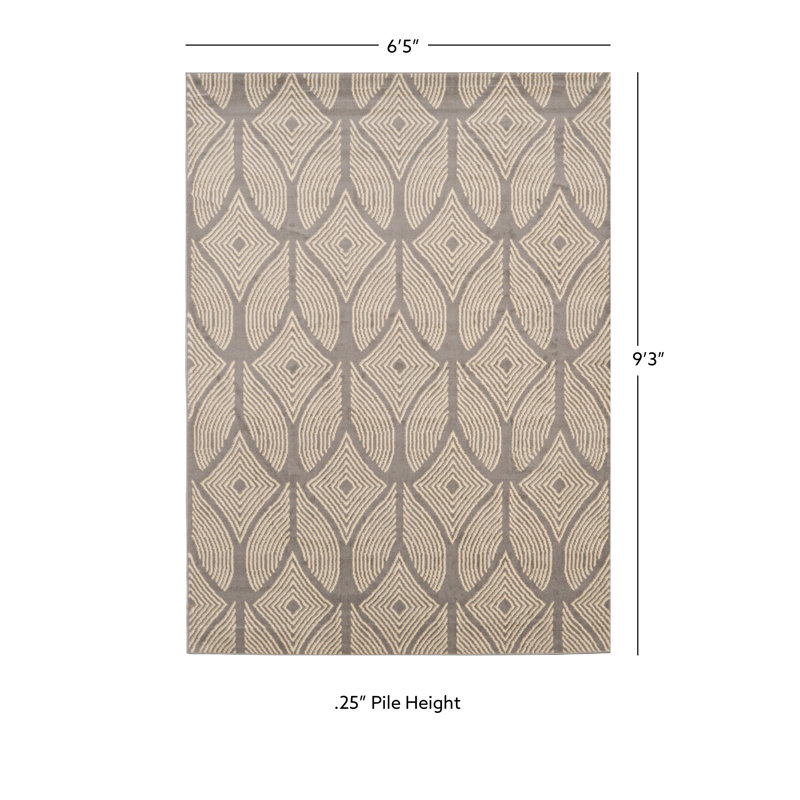 Capri Geometric Indoor Rug, Rectangle 6'5" x 9'3"