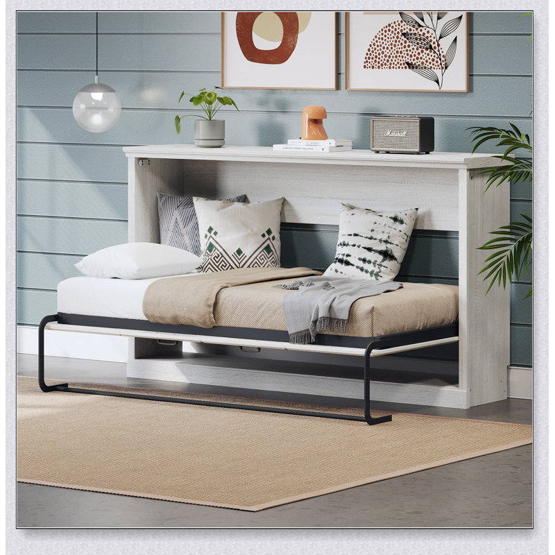Lit escamotable horizontal, lit escamotable, armoire pliante, meuble peu encombrant