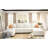 Modern Large Sectional Sofa, U-Shape Modular Sectional Couch With Storage Function-1281363014