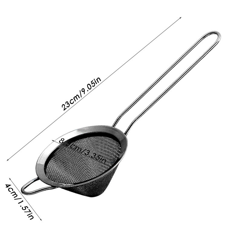 Filtre à glace en acier inoxydable 304, Noir