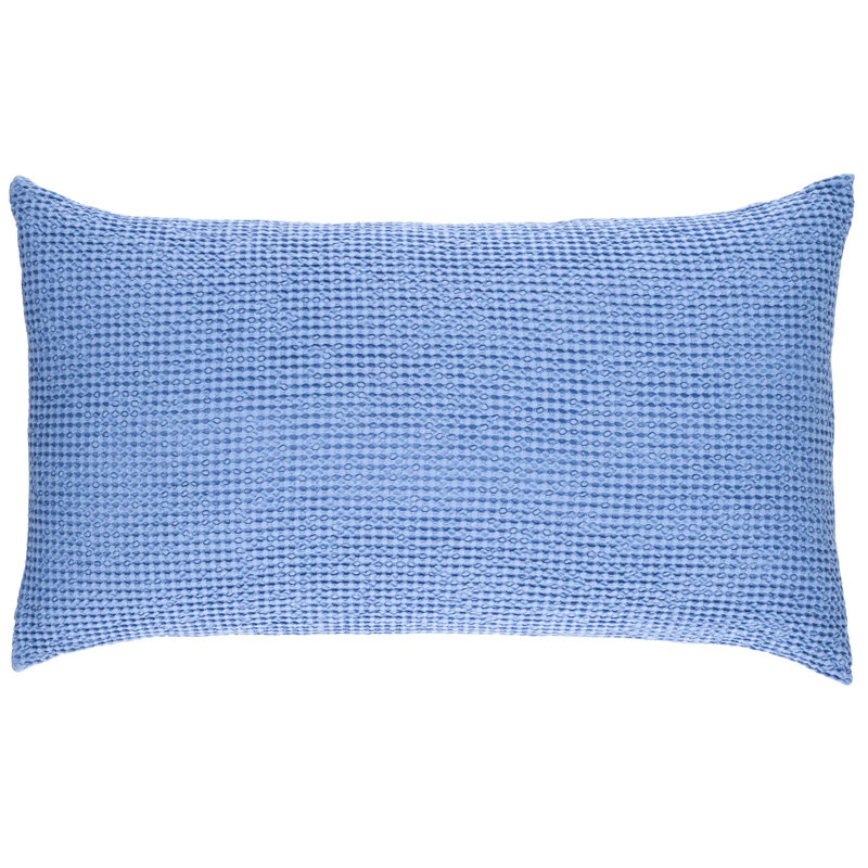 Bubble Matelasse Sham, Euro, French Blue