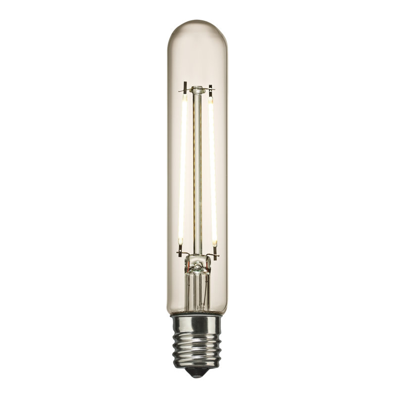 Visual Comfort & Co. LED T6.5 shape 4W 2700K Soft White E-17 base Clear Edison Style light bulb
