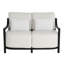 Samara Cushioned Loveseat w/Two Accent Pillows