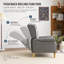 Upholstered Linen Recliner-318293565