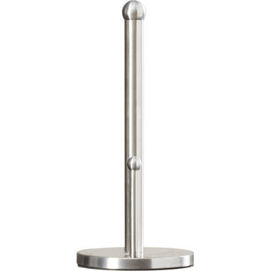 Charlton Home® Stainless Steel Free-standing Paper Towel Holder & Reviews