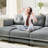 Zendajas Upholstered U-Shaped Sectional Reversible-1512306552